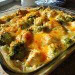 Cheesy Broccoli Chicken Rice