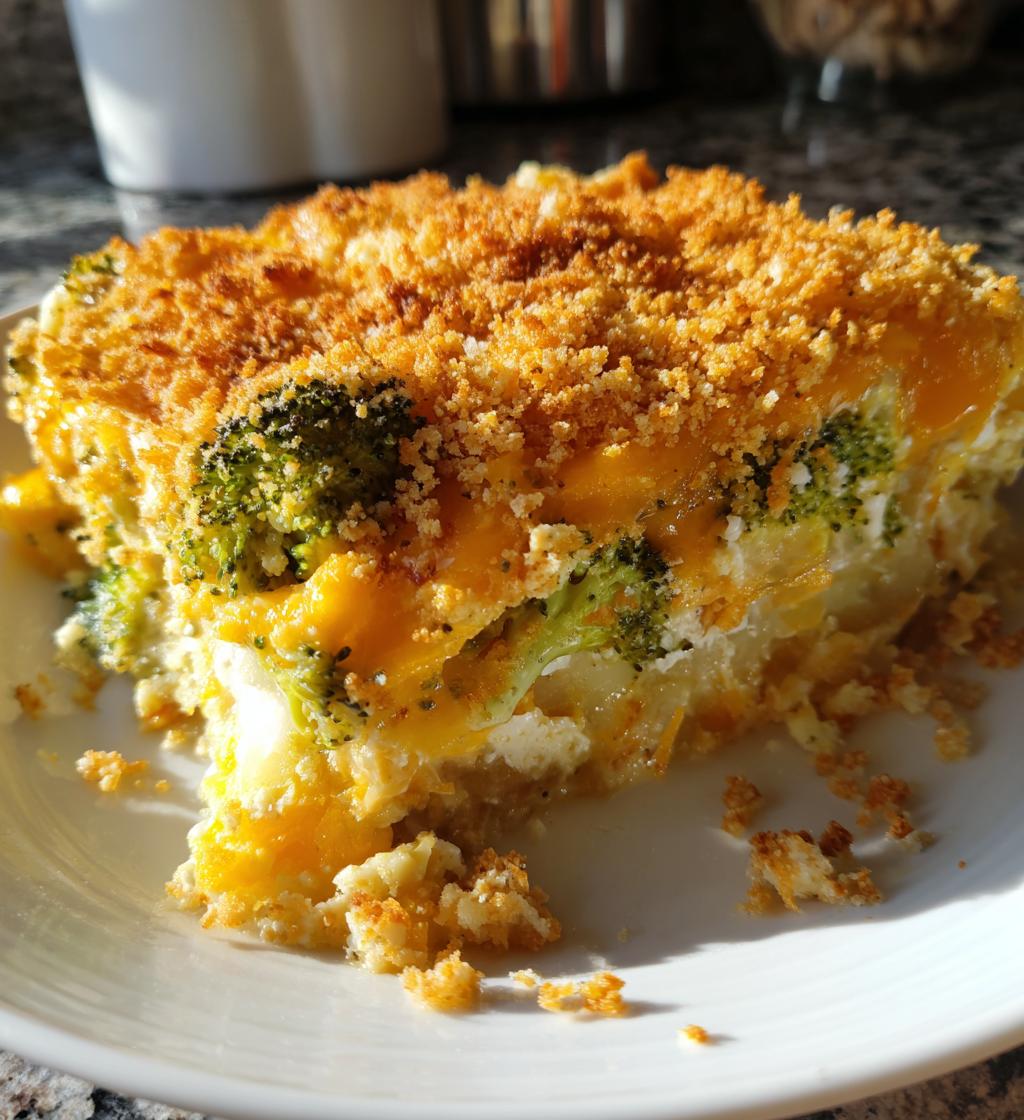 Cheesy Broccoli Potato Casserole - detail 1