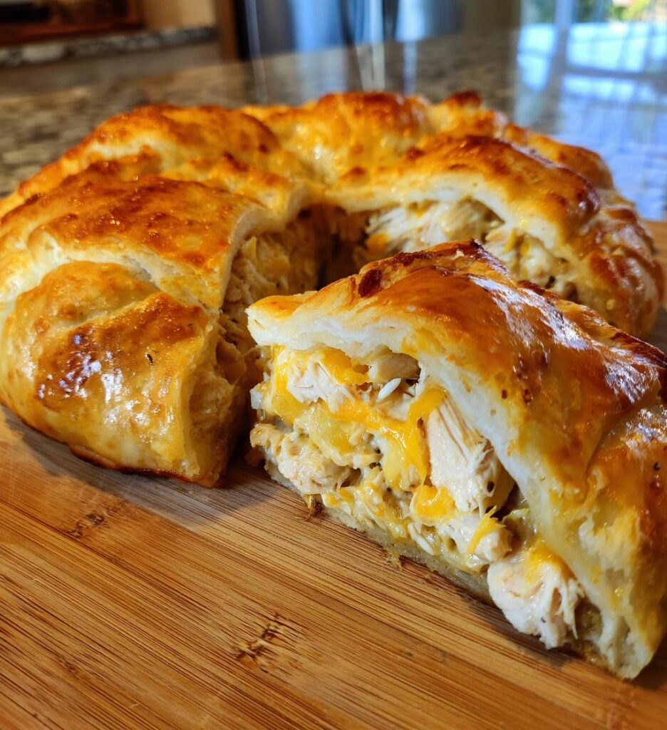 Cheesy Chicken Crescent Bake