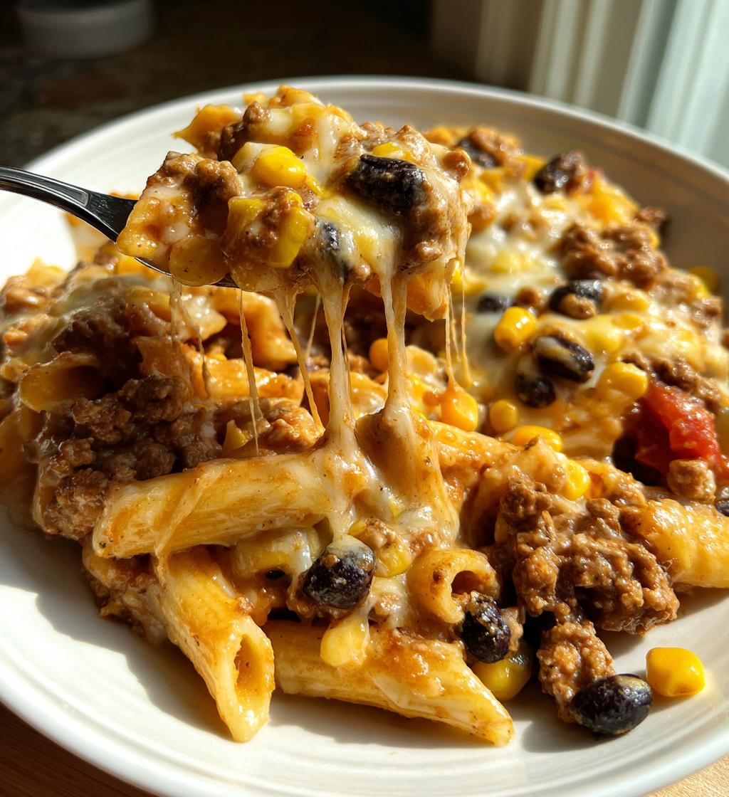 Cheesy Taco Pasta - detail 1