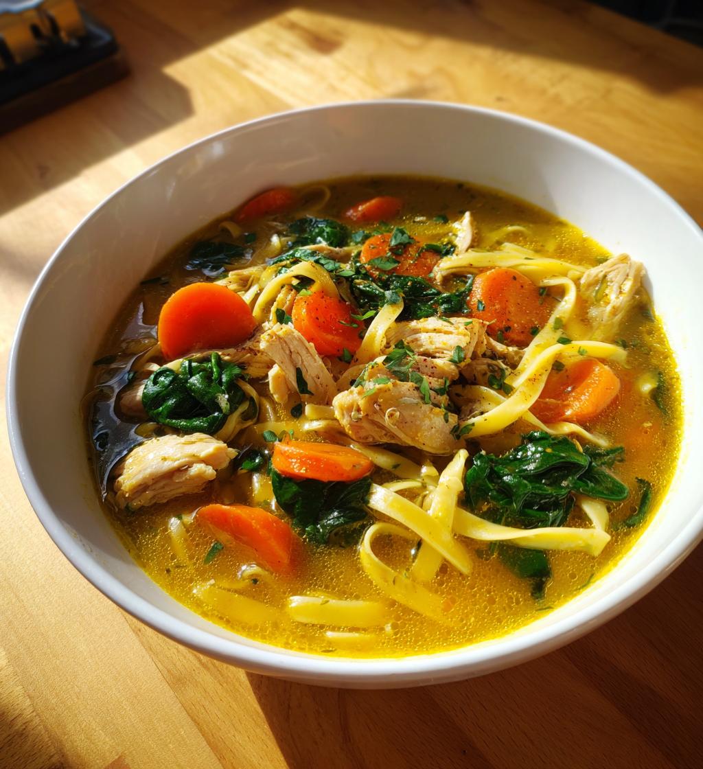 Chicken Pasta Soup - detail 1