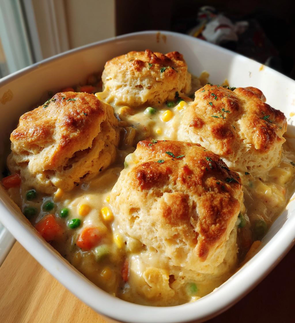Chicken Pot Pie Biscuits - detail 1
