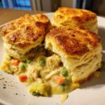 Chicken Pot Pie Biscuits