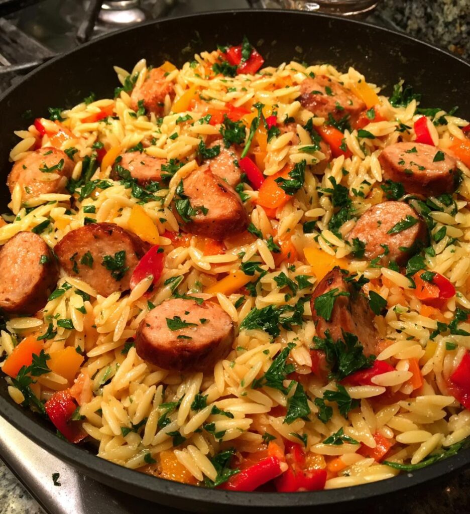 Chicken Sausage Orzo