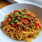 Chinese Meat Sauce Spaghetti