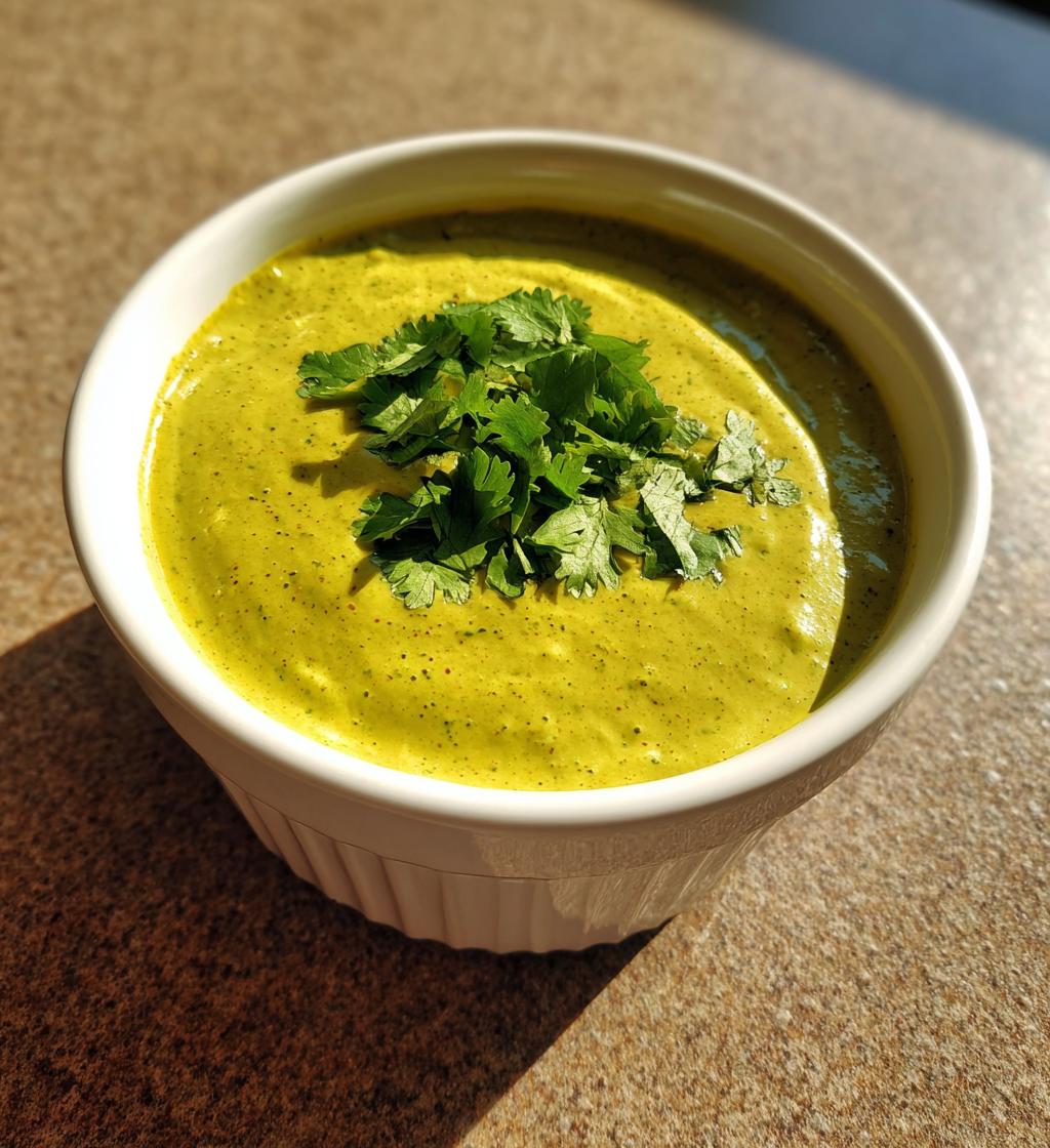 Cilantro Taco Sauce