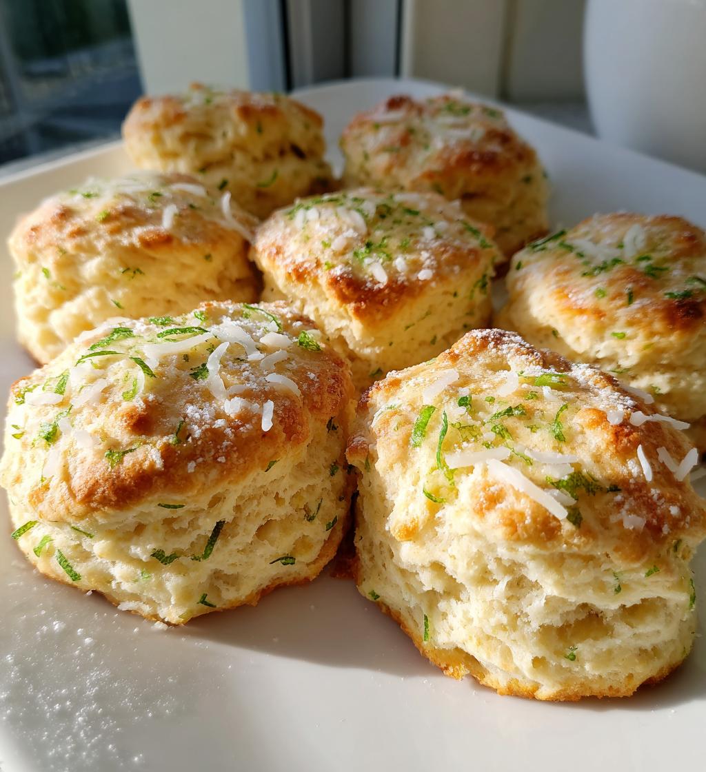 Coconut Lime Scones