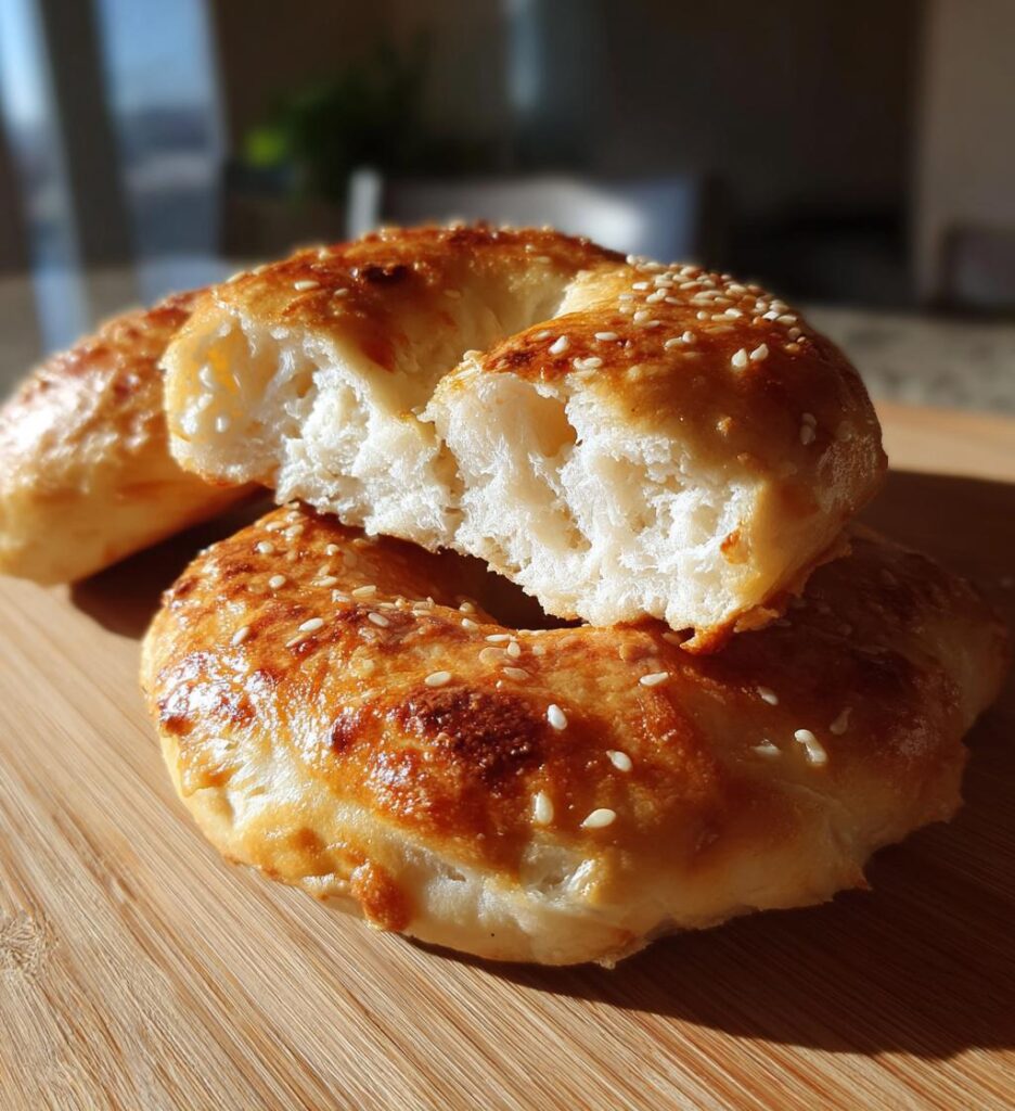 Cottage Cheese Bagels