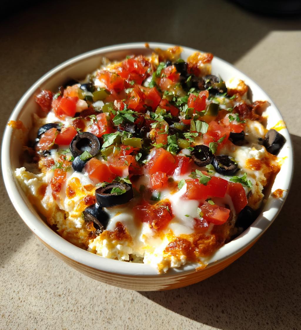 Cottage Cheese Pizza Bowl - detail 1