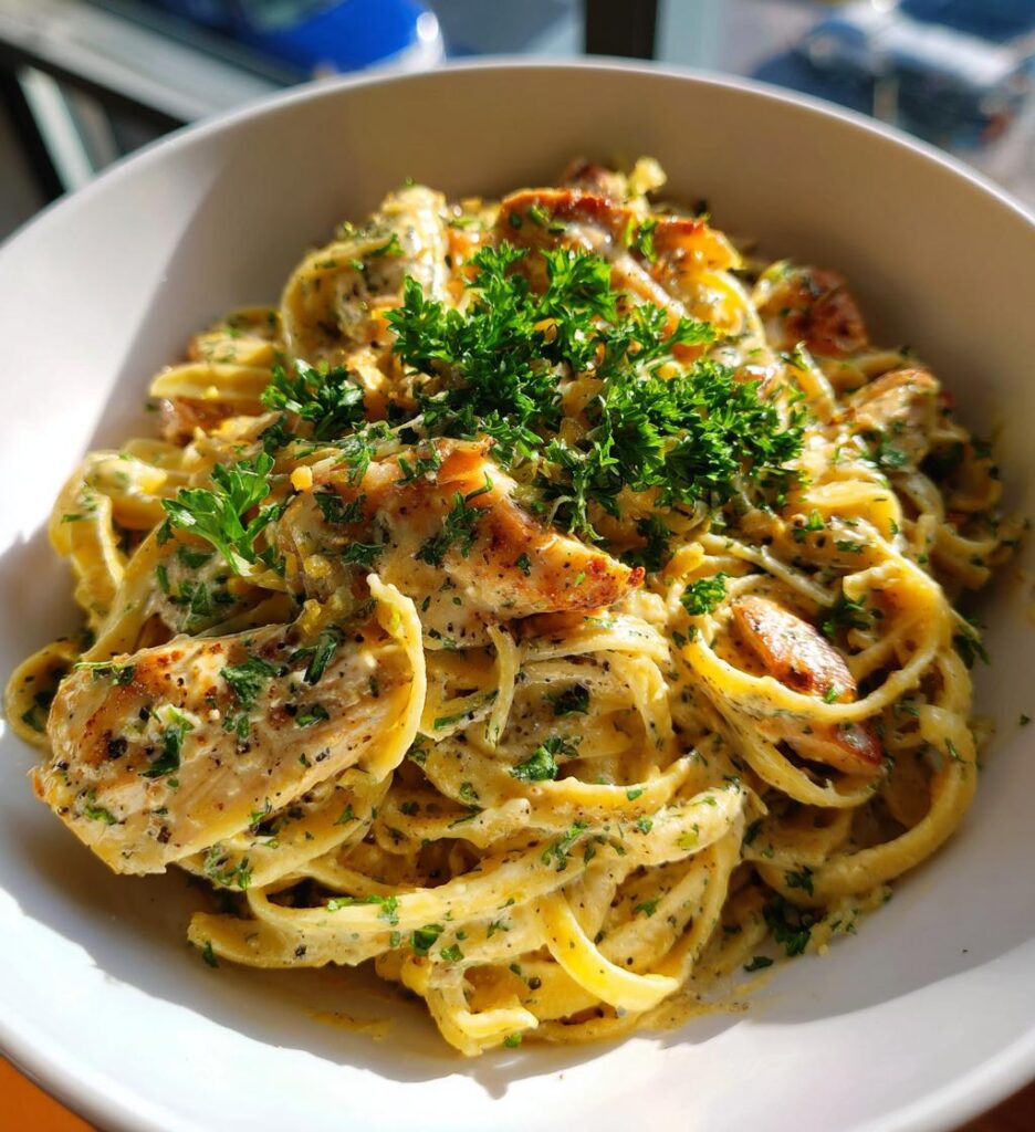 Cowboy Butter Lemon Chicken Pasta