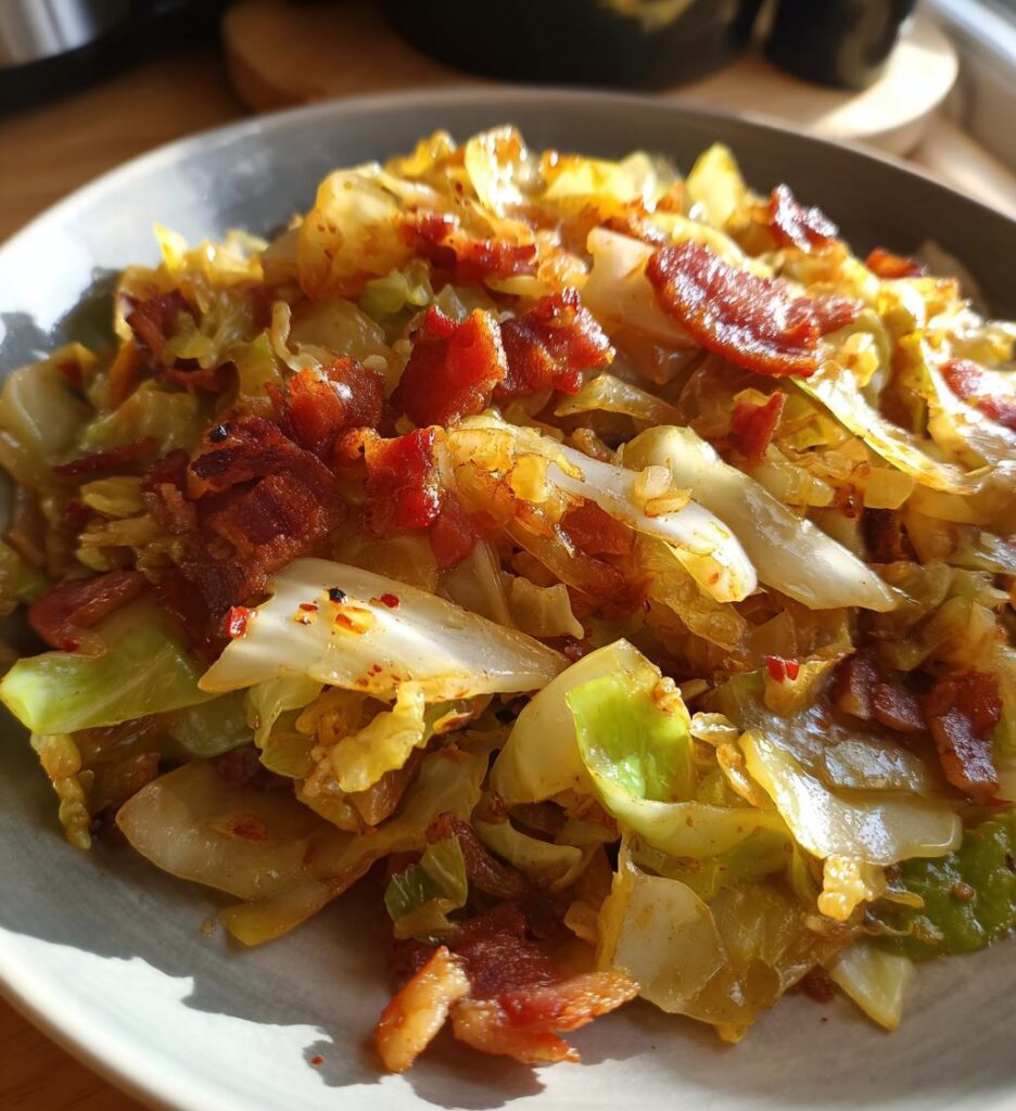Cowboy Fried Cabbage