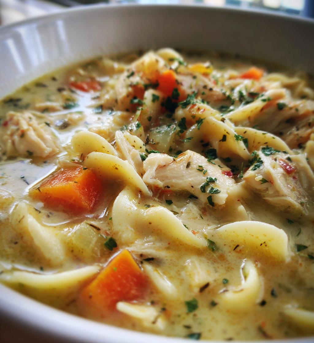 Crack Chicken Noodle Soup - detail 1