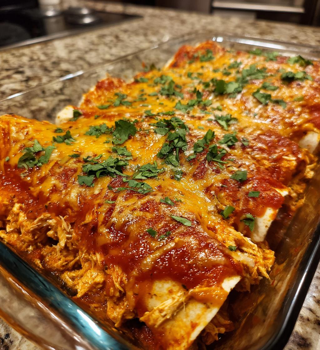 Cream Cheese Chicken Enchiladas - detail 1