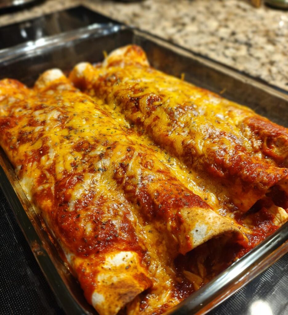 Cream Cheese Chicken Enchiladas