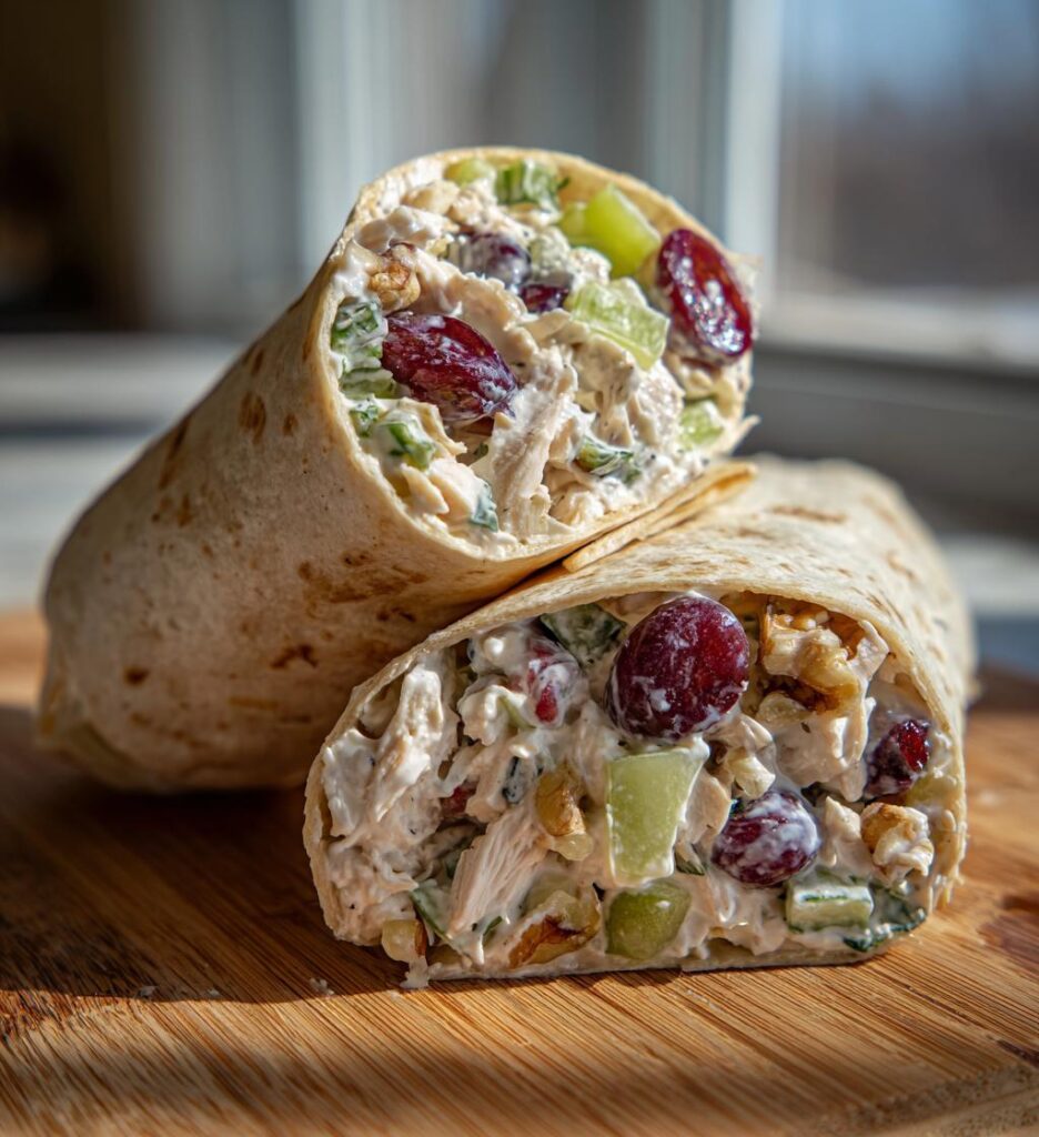 Creamy Chicken Salad Wrap