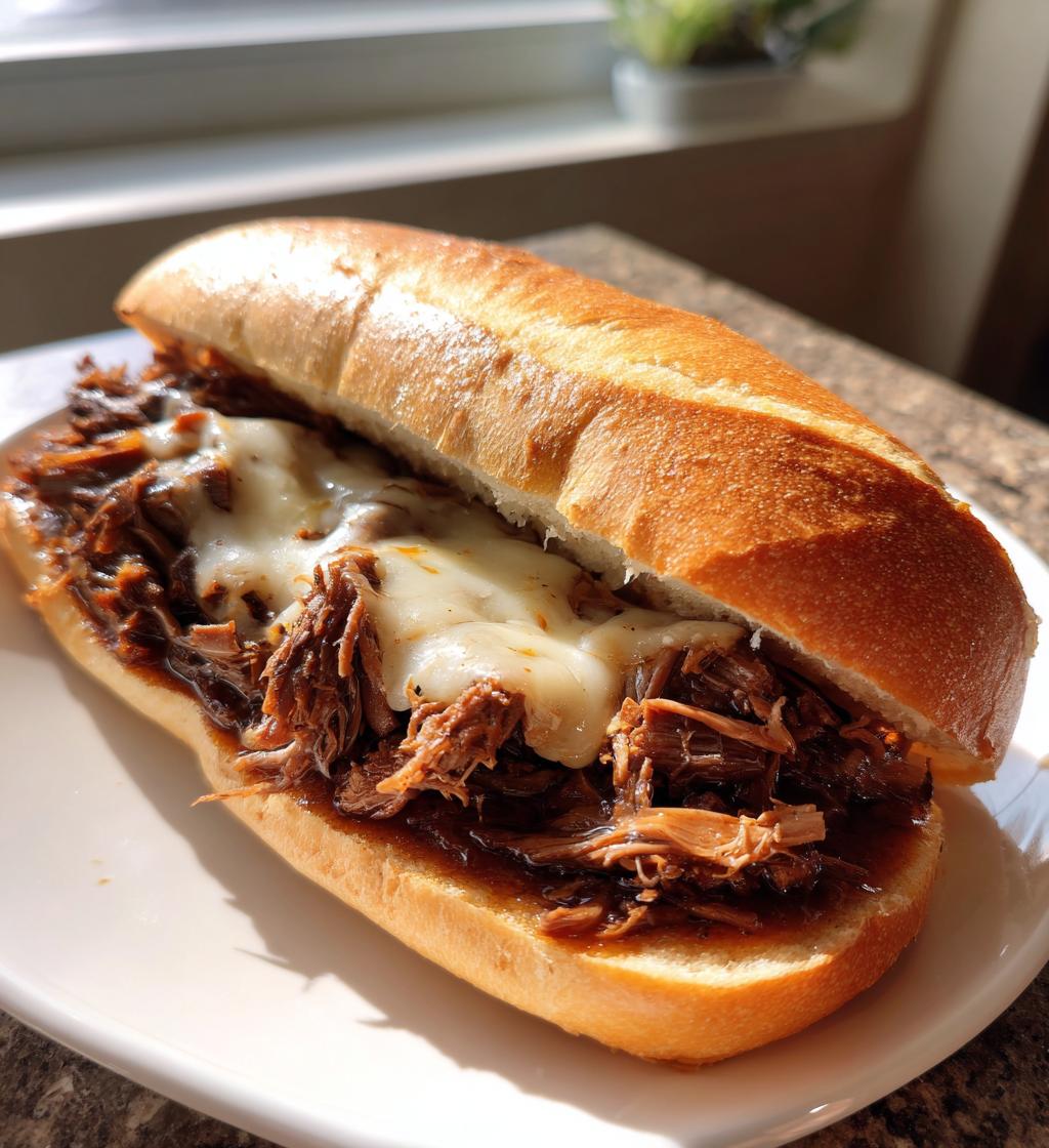 Crockpot French Dip Sandwiches - detail 1