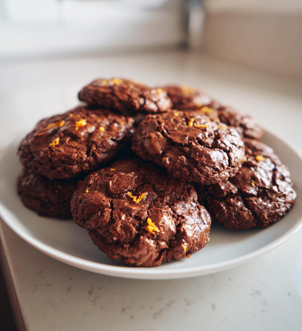 Dark Chocolate Orange Cookies - detail 1