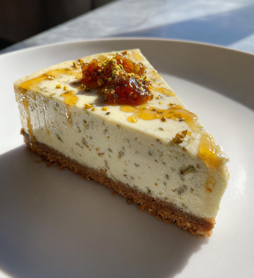 Earl Grey Cheesecake - detail 1