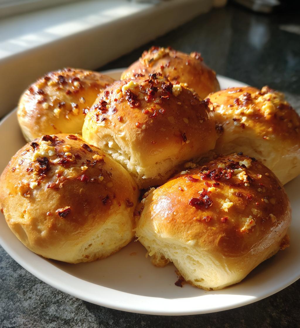 Feta Chili Honey Rolls