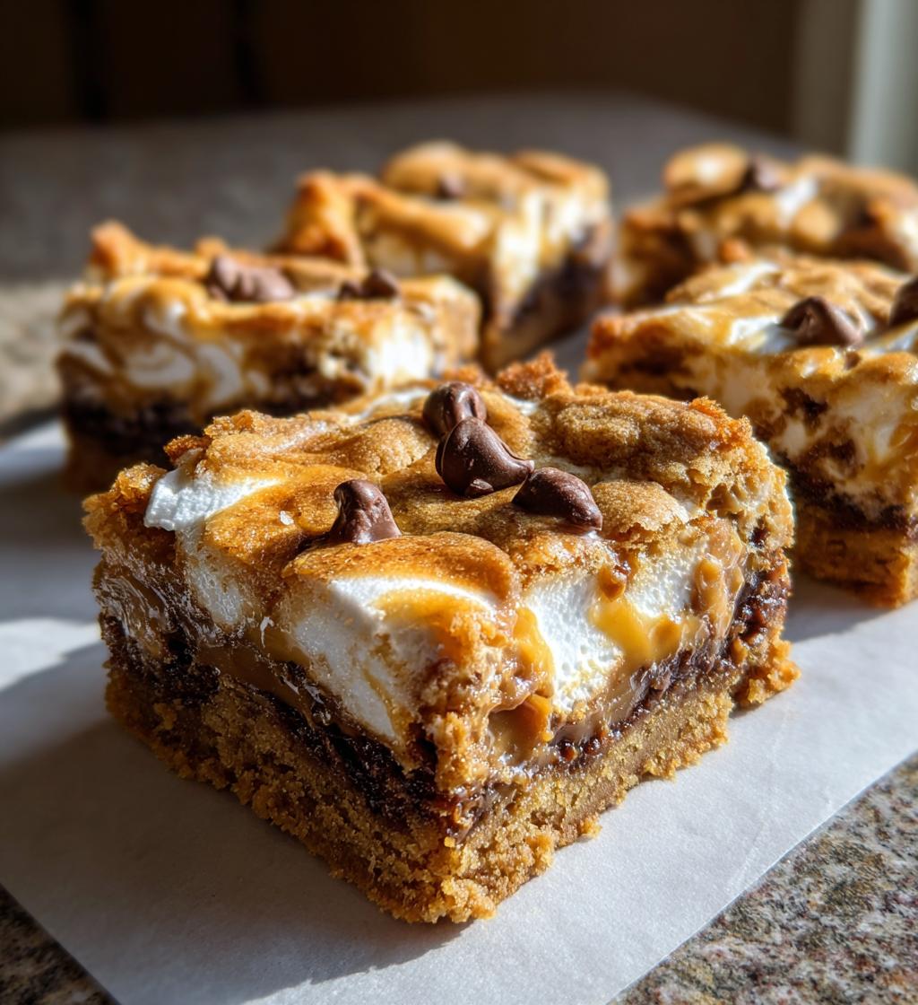 Fluffernutter Bars - detail 1