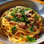 Garlic Butter Beef Pasta