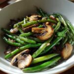 Garlic Green Beans Mushrooms