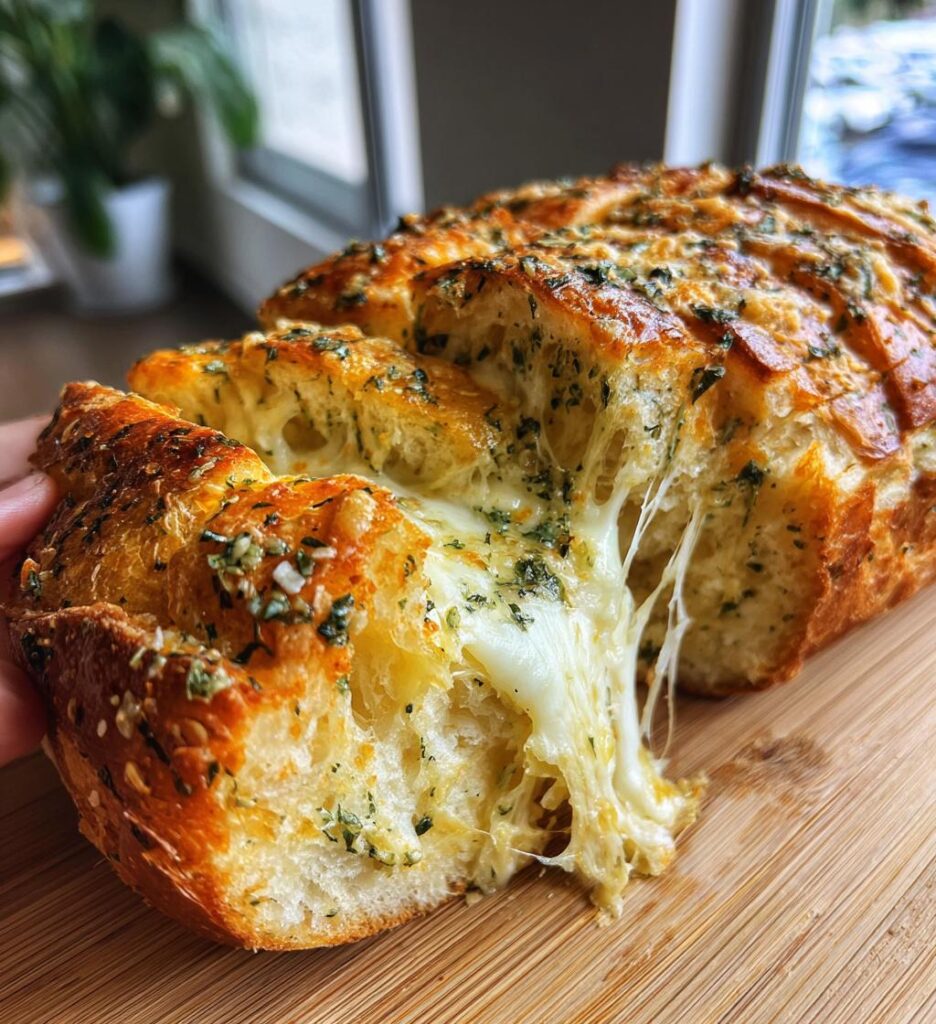 Garlic Herb Cheese Bread