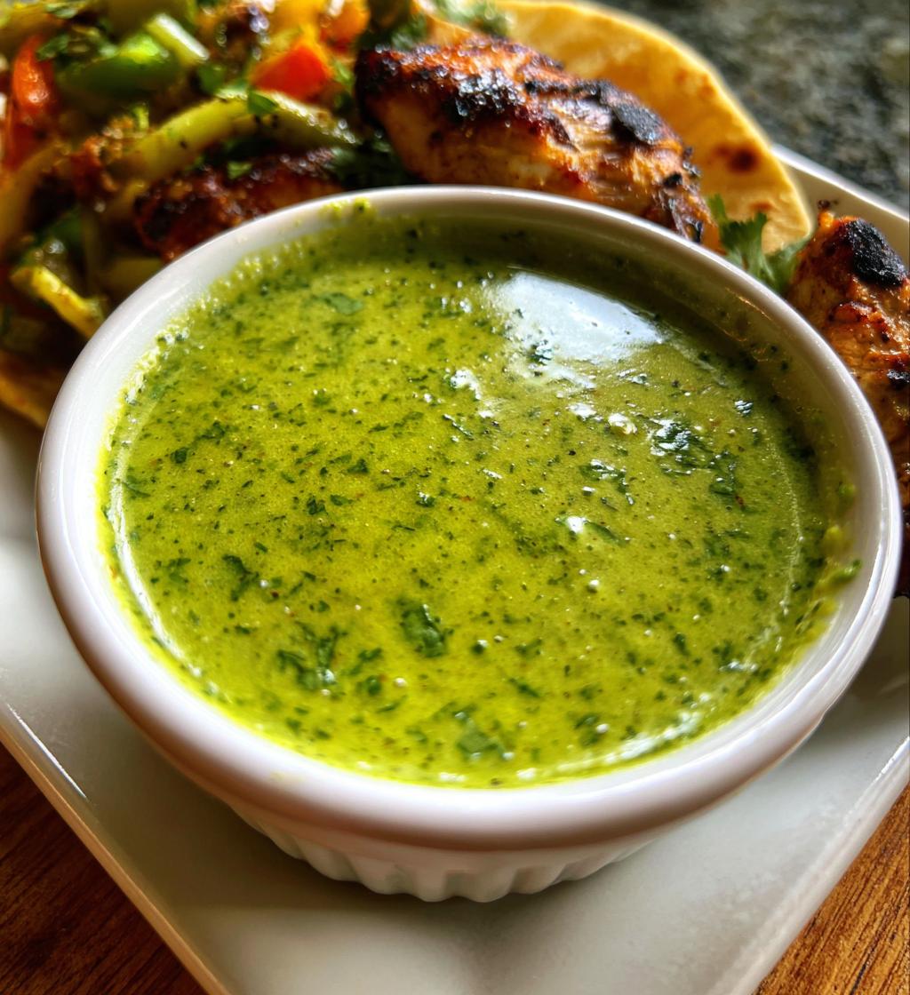 Garlic Lime Cilantro Sauce