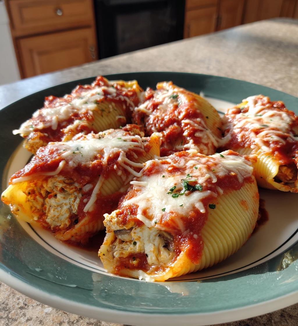 Garlic Mushroom Stuffed Shells - detail 1