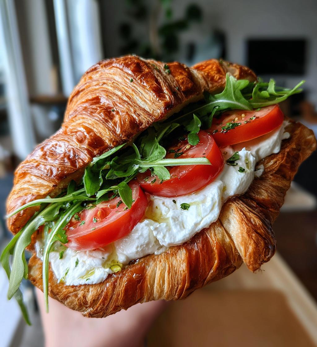 Goat Cheese Croissant Sandwich - detail 1