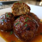 Ground Beef Meatballs Gravy