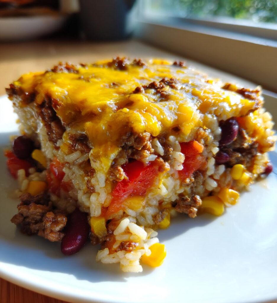 Ground Beef Rice Casserole