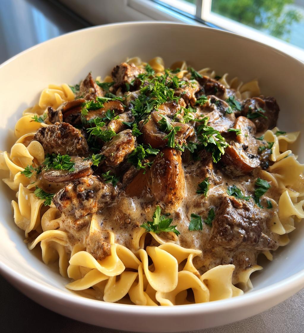 Ground Beef Stroganoff - detail 1