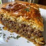 Ground Meat Phyllo Pie