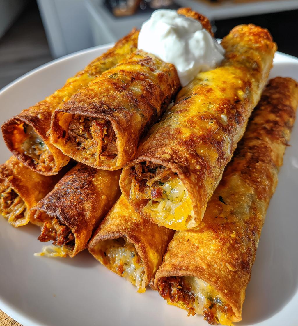 Hatch Chili Chicken Taquitos