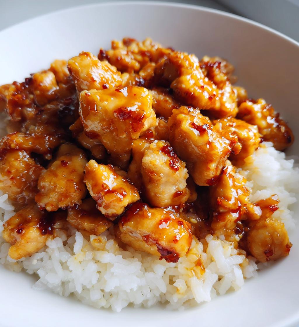 Honey BBQ Chicken Rice
