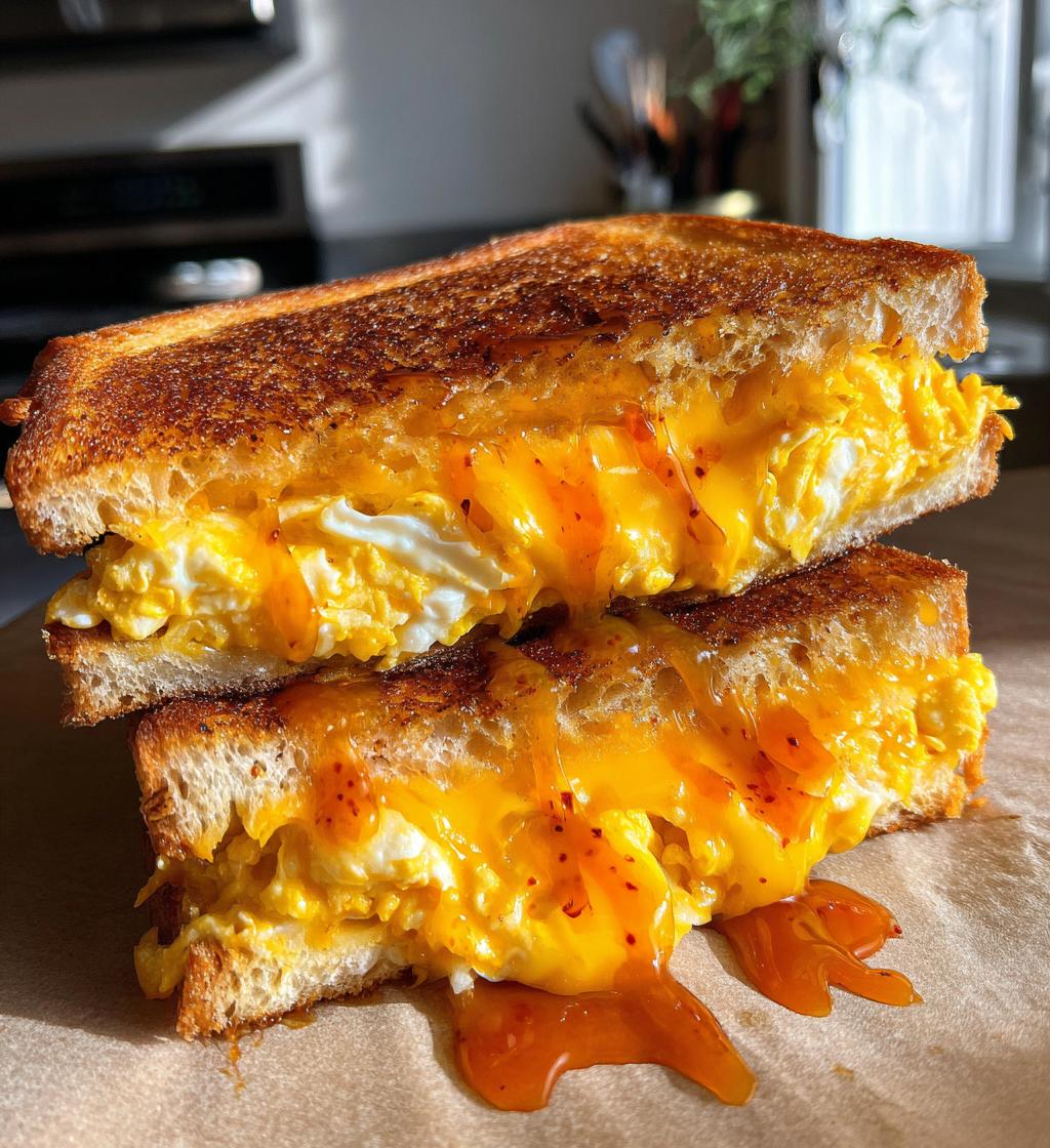 Honey Sriracha Grilled Cheese - detail 1