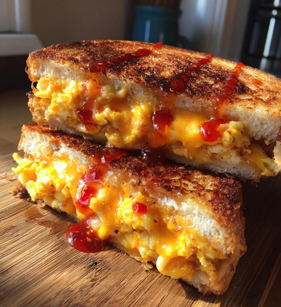 Honey Sriracha Grilled Cheese
