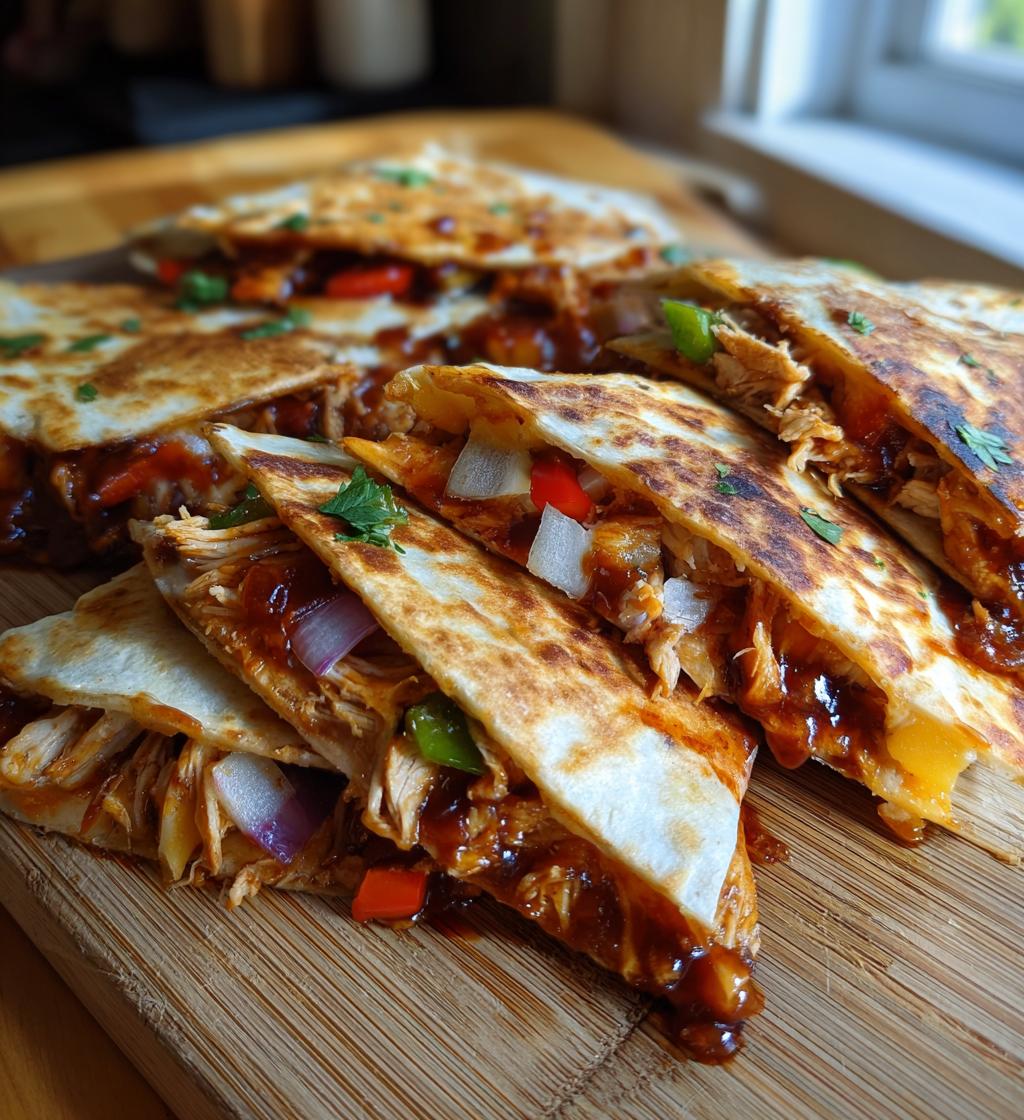 Hot Honey BBQ Chicken Quesadillas - detail 1