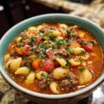 Italian Ground Beef Pasta Soup