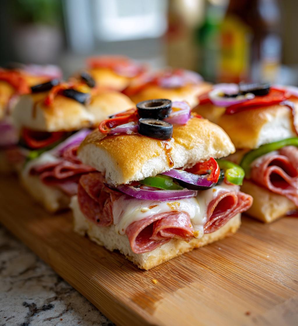 Italian Sub Sliders