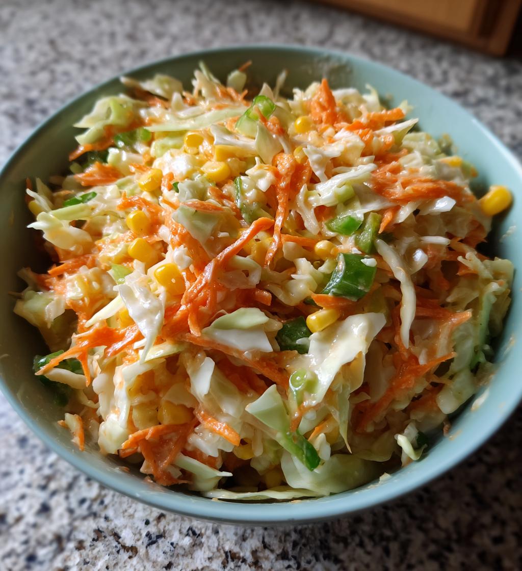 Jalapeno Corn Coleslaw