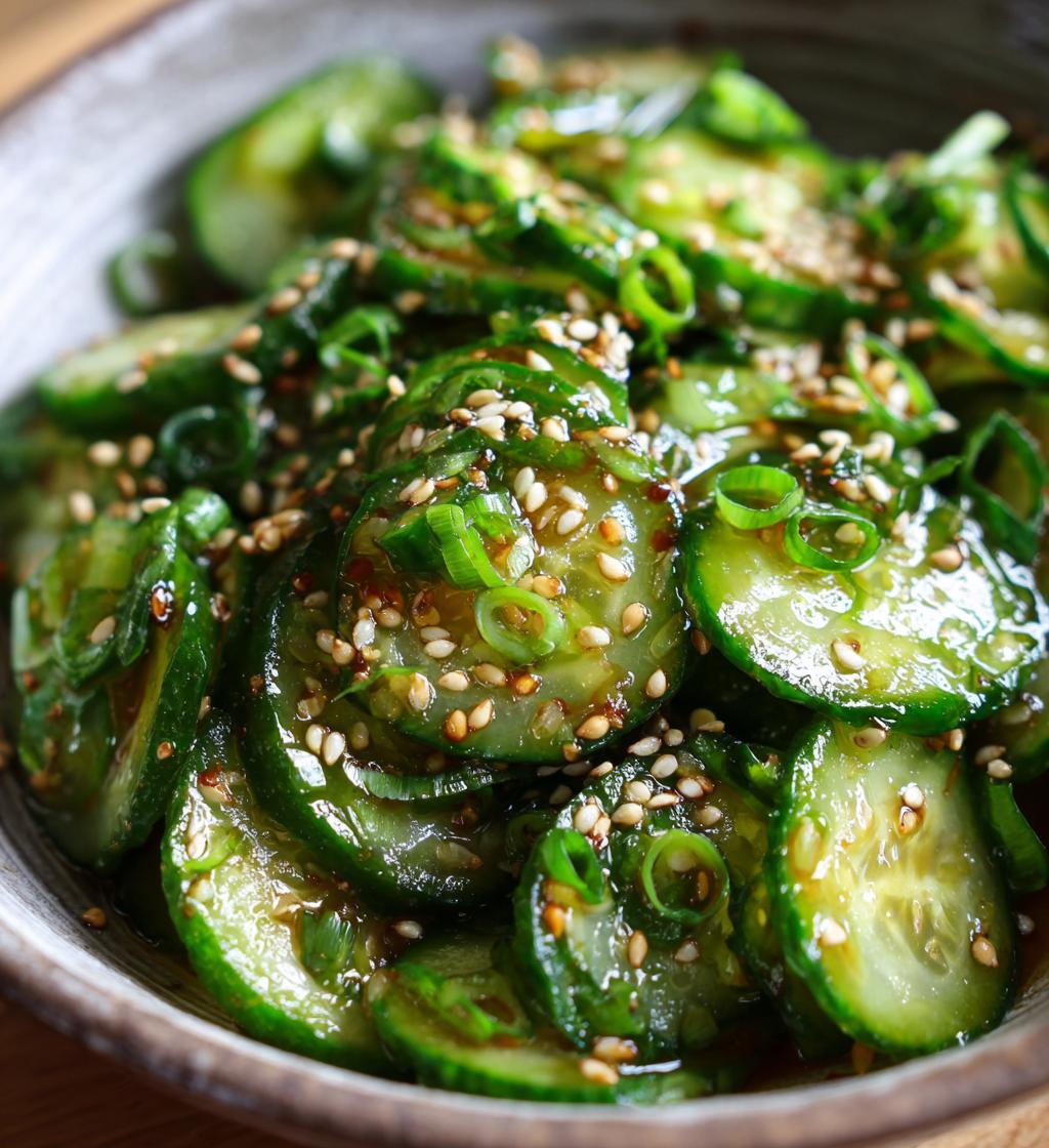Japanese Cucumber Salad - detail 1