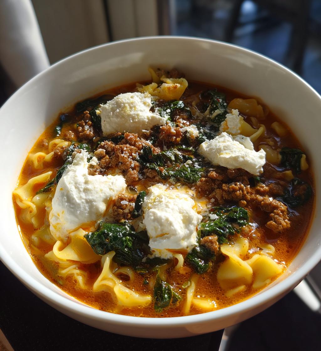 Lasagna Soup - detail 1