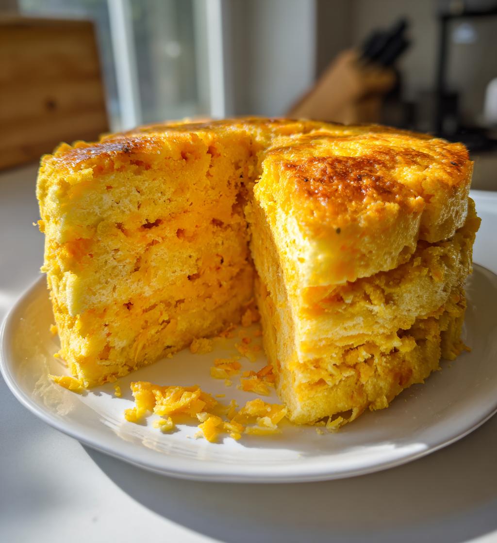 Layered Cornbread Cake - detail 1