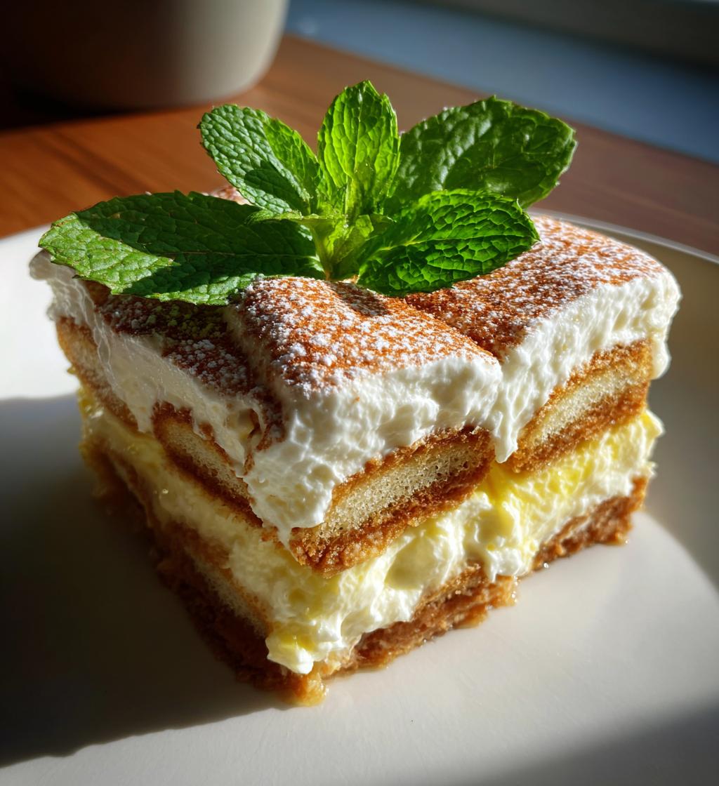 Lemon Italian Tiramisu