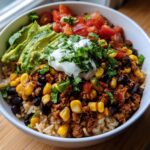 Loaded Taco Rice Bowl