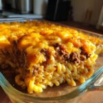 Mac Cheese Meatloaf Casserole