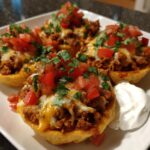 Mini Baked Chicken Tacos