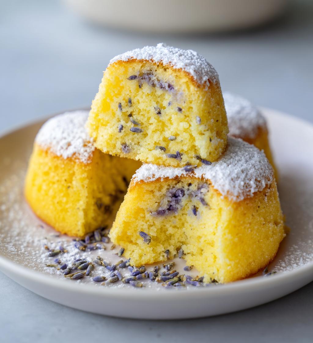 Mini Lemon Lavender Cakes - detail 1